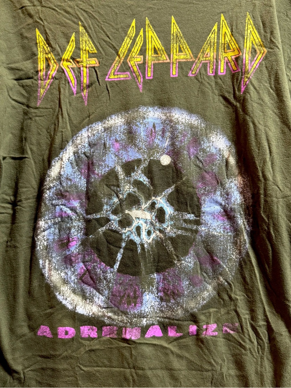Def Leppard Adrenalize Band T-Shirt Size L